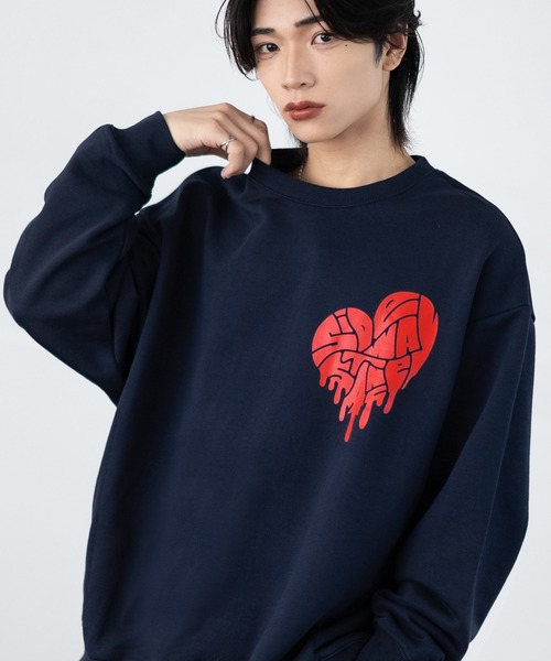 SIDEWAY STANCE（サイドウェイスタンス）の「【SIDEWAY STANCE】プリント スウェット トレーナー（スウェット・メンズ・オートミール/ブラック/ホワイト系その他/ブラック系その他2/ブラック系その他/ホワイト系その他2/ホワイト系/ホワイト系2/ホワイト系1/ブラック系1/ブラック系/ブラック系2/グレー/ネイビー系1/ブラック系3/ライトグレー系3/ブラック系4/ライトグレー系4/ネイビー系3/ネイビー系4・LARGE/MEDIUM/X-LARGE/SMALL）」の18枚目の写真