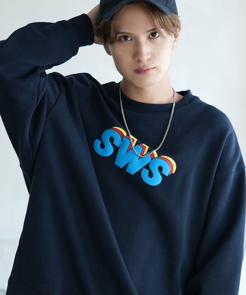 SIDEWAY STANCE（サイドウェイスタンス）の「【SIDEWAY STANCE】プリント スウェット トレーナー（スウェット・メンズ・オートミール/ブラック/ホワイト系その他/ブラック系その他2/ブラック系その他/ホワイト系その他2/ホワイト系/ホワイト系2/ホワイト系1/ブラック系1/ブラック系/ブラック系2/グレー/ネイビー系1/ブラック系3/ライトグレー系3/ブラック系4/ライトグレー系4/ネイビー系3/ネイビー系4・LARGE/MEDIUM/X-LARGE/SMALL）」の19枚目の写真