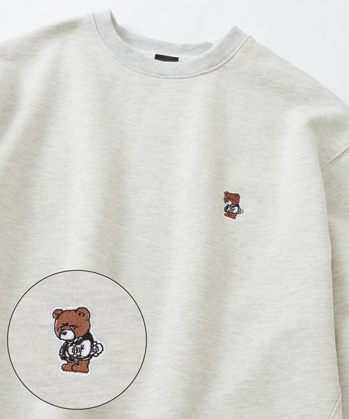 SIDEWAY STANCE（サイドウェイスタンス）の「【SIDEWAY STANCE】プリント スウェット トレーナー（スウェット・メンズ・オートミール/ブラック/ホワイト系その他/ブラック系その他2/ブラック系その他/ホワイト系その他2/ホワイト系/ホワイト系2/ホワイト系1/ブラック系1/ブラック系/ブラック系2/グレー/ネイビー系1/ブラック系3/ライトグレー系3/ブラック系4/ライトグレー系4/ネイビー系3/ネイビー系4・LARGE/MEDIUM/X-LARGE/SMALL）」の2枚目の写真