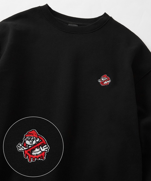 SIDEWAY STANCE（サイドウェイスタンス）の「【SIDEWAY STANCE】プリント スウェット トレーナー（スウェット・メンズ・オートミール/ブラック/ホワイト系その他/ブラック系その他2/ブラック系その他/ホワイト系その他2/ホワイト系/ホワイト系2/ホワイト系1/ブラック系1/ブラック系/ブラック系2/グレー/ネイビー系1/ブラック系3/ライトグレー系3/ブラック系4/ライトグレー系4/ネイビー系3/ネイビー系4・LARGE/MEDIUM/X-LARGE/SMALL）」の7枚目の写真