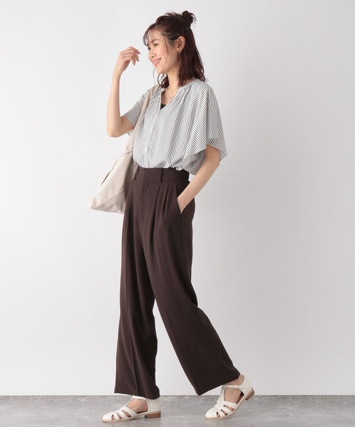 今季購入　GLOBAL WORK グローバルワーク　ウツクシルエット他3点セット セール】ウツクシルエットワイドパンツ/163434（その他パンツ