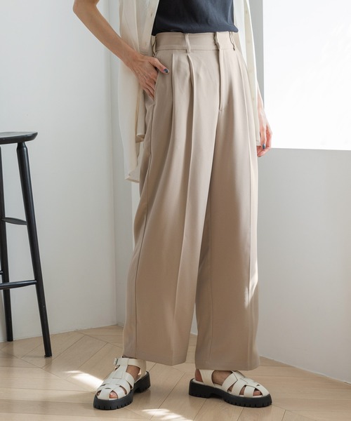 さいページ セール】ウツクシルエットワイドパンツ/163434（その他パンツ