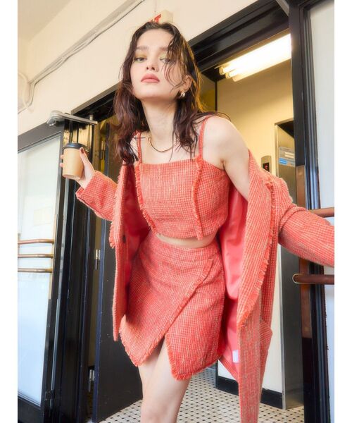 EVRIS（エヴリス）の「ツイードビスチェ【セットアップ着用可能