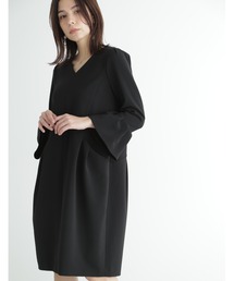 ◆ストレッチダブルクロスドレス