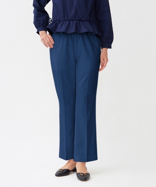Tuche（トゥシェ）の「Tuche/トゥシェ フレアパンツ 無地（その他パンツ・レディース・ブラック/ブルー/オフホワイト・MEDIUM/LARGE）」の3枚目の写真