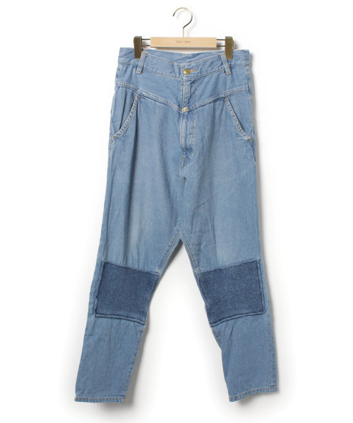 mercibeaucoup,(メルシーボークー)の「サルエルデニムパンツ(デニムパンツ・レディース・ブルー・0)」の1枚目の写真