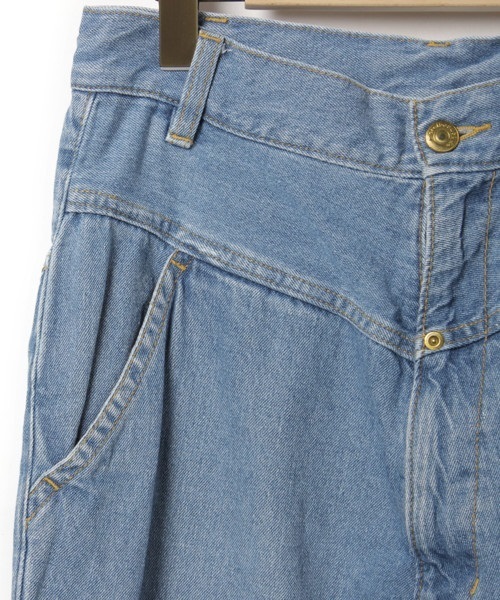 mercibeaucoup,(メルシーボークー)の「サルエルデニムパンツ(デニムパンツ・レディース・ブルー・0)」の3枚目の写真