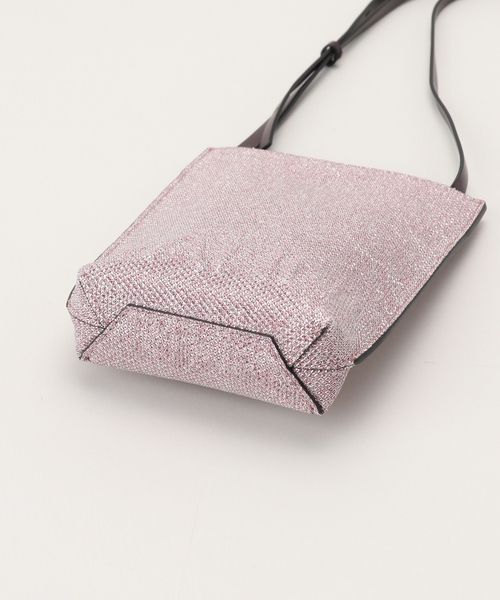 セール】【GANNI / ガニー】Banner Small Crossbody Glitter