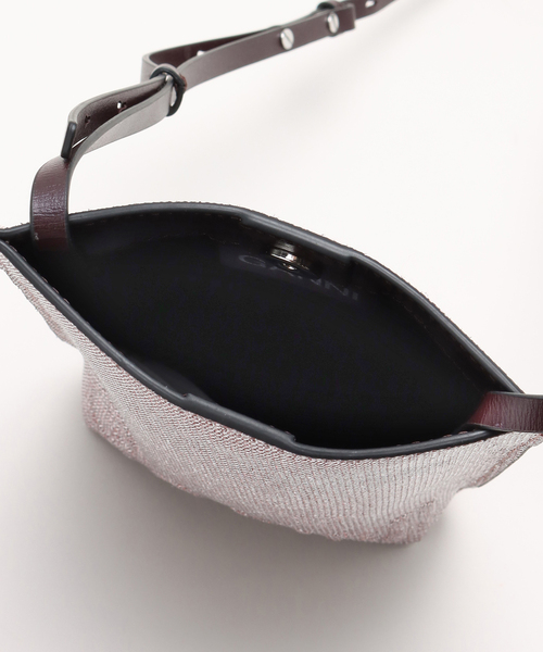 セール】【GANNI / ガニー】Banner Small Crossbody Glitter