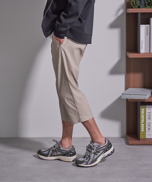 Blue Standard (ブルースタンダード)の「【BLUE STANDARD/ブルースタンダード】快適 接触冷感 ストレッチ クロップドパンツ(その他パンツ・メンズ・ブラック/カーキ/ブルー/ライトベージュ・MEDIUM/X-LARGE/LARGE)」の3枚目の写真