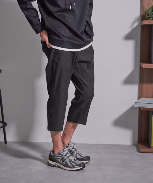Blue Standard (ブルースタンダード)の「【BLUE STANDARD/ブルースタンダード】快適 接触冷感 ストレッチ クロップドパンツ(その他パンツ・メンズ・ブラック/カーキ/ブルー/ライトベージュ・MEDIUM/X-LARGE/LARGE)」の13枚目の写真