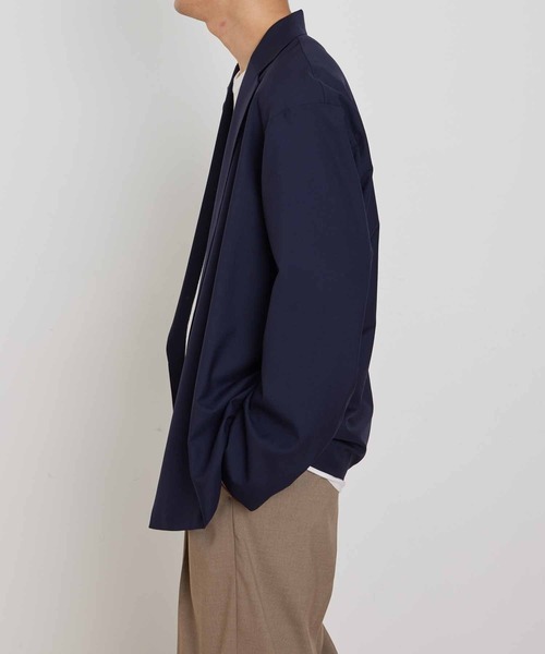 ADAM ET ROPE'（アダムエロペ）の「スーパーライト オーバー カーディガン ジャケット / 超軽量（その他アウター・メンズ・ブラック/ネイビー/グレー・M/L）」の17枚目の写真