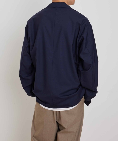 ADAM ET ROPE'（アダムエロペ）の「スーパーライト オーバー カーディガン ジャケット / 超軽量（その他アウター・メンズ・ブラック/ネイビー/グレー・M/L）」の18枚目の写真