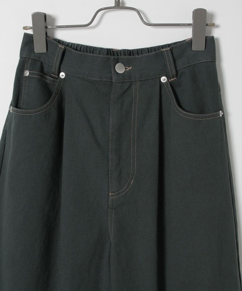 PBLIM（ページボーイリム）の「PAGEBOYLIM/タックワイドパンツ（その他パンツ・レディース・グリーン/ブラック/ベージュ・LARGE/MEDIUM）」の20枚目の写真