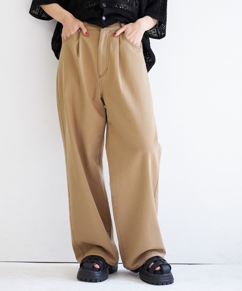 【PAGEBOY】 スエットワークパンツ ワイドパンツ チノパン PAGEBOY】 スエットワークパンツ ワイドパンツ チノパン - メルカリ