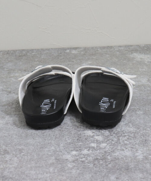 PLAKTON（プラクトン）の「【PLAKTON/プラクトン】マッドカラー2ベルトサンダル（サンダル・レディース・ホワイト/ブラック・37）」の4枚目の写真