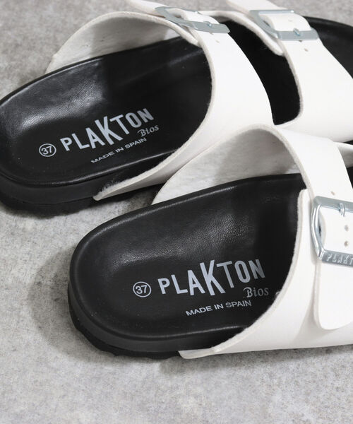 PLAKTON（プラクトン）の「【PLAKTON/プラクトン】マッドカラー2ベルトサンダル（サンダル・レディース・ホワイト/ブラック・37）」の14枚目の写真