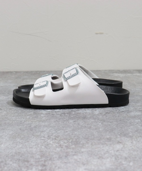 PLAKTON（プラクトン）の「【PLAKTON/プラクトン】マッドカラー2ベルトサンダル（サンダル・レディース・ホワイト/ブラック・37）」の19枚目の写真