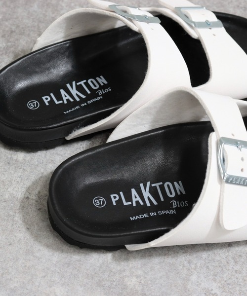 PLAKTON（プラクトン）の「【PLAKTON/プラクトン】マッドカラー2ベルトサンダル（サンダル・レディース・ホワイト/ブラック・37）」の17枚目の写真