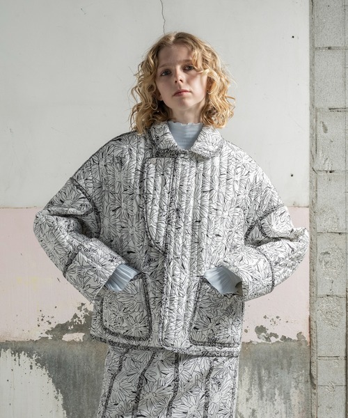 mintdesigns（ミントデザインズ）の「KURODA FLOWER QUILT JACKET