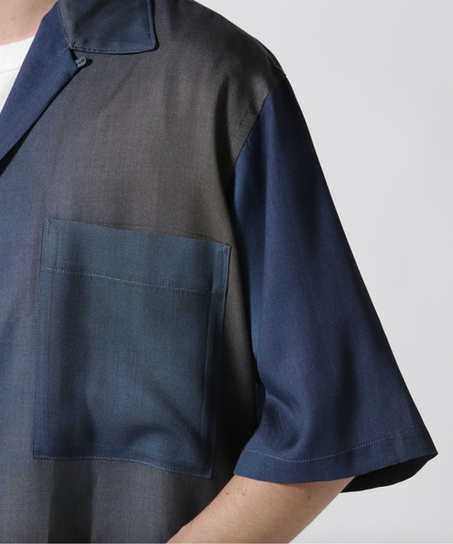 YOKE（ヨーク）の「YOKE/ヨーク/PRINTED OPEN COLLAR SHIRT