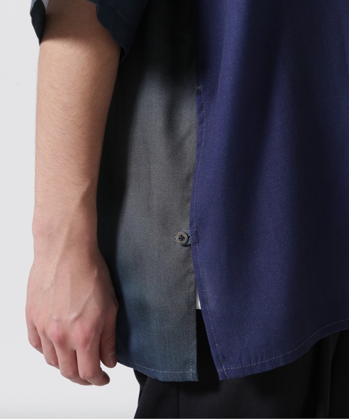 YOKE（ヨーク）の「YOKE/ヨーク/PRINTED OPEN COLLAR SHIRT