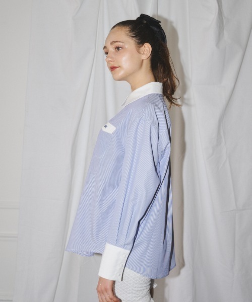 MIRO AMURETTE（ミロアミュレット）の「ME stripe over shirt