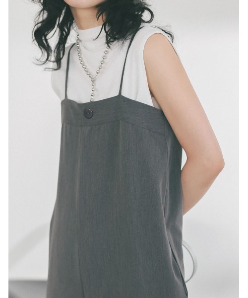 Re:EDIT（リエディ）の「[2023 SUMMER COLLECTION]カットジャガードプチハイネックノースリーブトップス（Tシャツ/カットソー・レディース・ホワイト/モカ/ブラック/ブルー・LARGE/MEDIUM）」の12枚目の写真