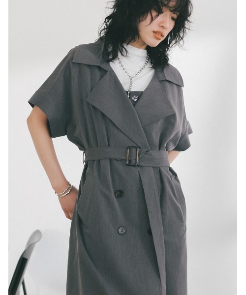Re:EDIT（リエディ）の「[2023 SUMMER COLLECTION]カットジャガードプチハイネックノースリーブトップス（Tシャツ/カットソー・レディース・ホワイト/モカ/ブラック/ブルー・LARGE/MEDIUM）」の14枚目の写真