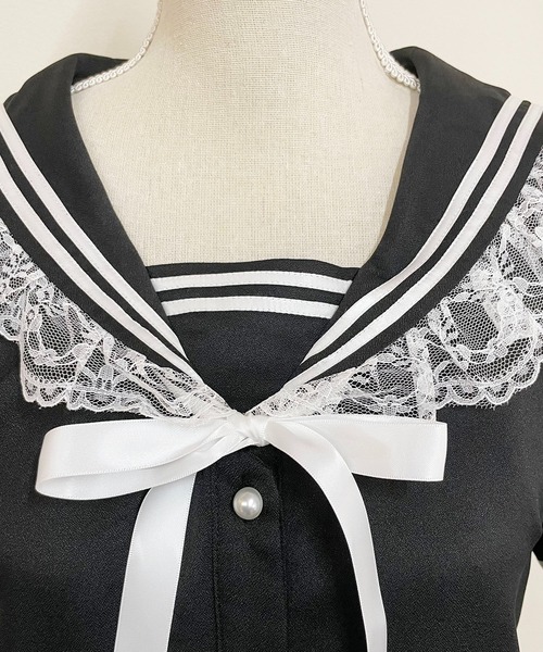 半袖ラインセーラーブラウス（シャツ/ブラウス）｜MA*RS