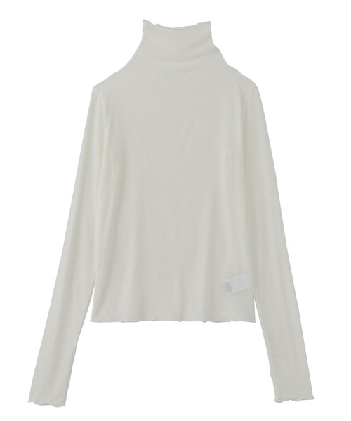 GeeRA(ジーラ)の「指穴開きシアートップス(Tシャツ/カットソー・レディース・グリーン/アイボリー/ブラック・MEDIUM)」の17枚目の写真