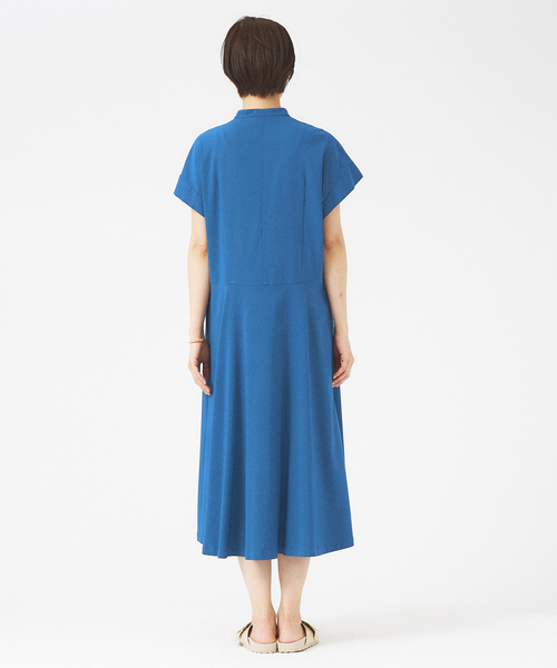 qualite（カリテ）の「ウエストタックワンピース（ワンピース・レディース・ベージュ/チャコールグレー/ブルー・38/36）」の8枚目の写真