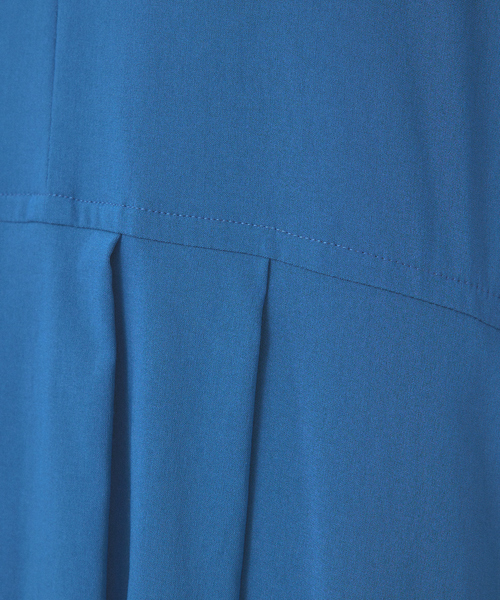 qualite（カリテ）の「ウエストタックワンピース（ワンピース・レディース・ベージュ/チャコールグレー/ブルー・38/36）」の12枚目の写真