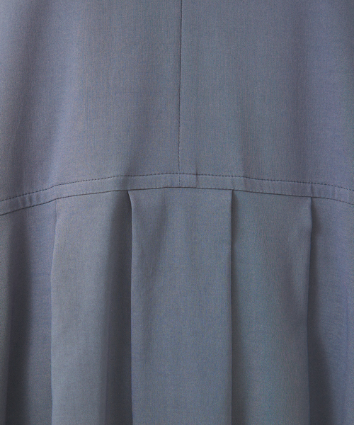 qualite（カリテ）の「ウエストタックワンピース（ワンピース・レディース・ベージュ/チャコールグレー/ブルー・38/36）」の14枚目の写真