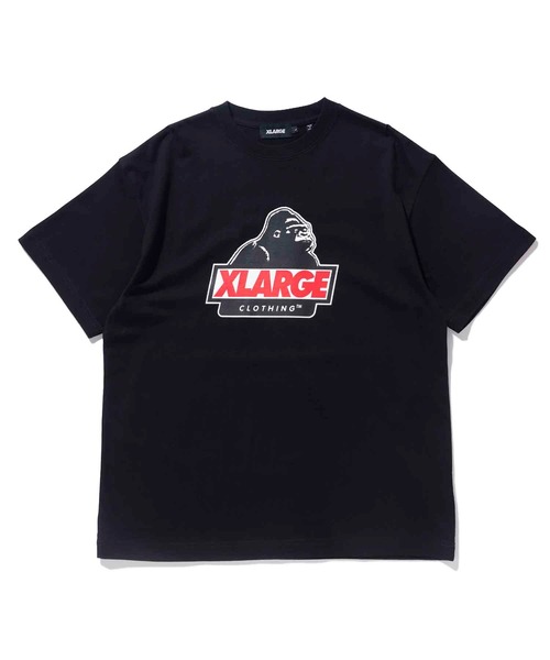 XLARGE(エクストララージ)の「SLANTED OG S/S TEE(Tシャツ/カットソー・メンズ・ブラック/ホワイト/グリーン/マスタード/ネイビー・XL/M/S/L)」の1枚目の写真