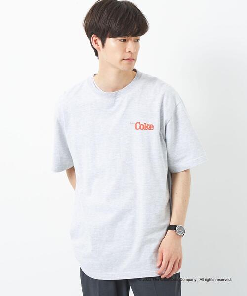 GOOD ROCK SPEED（グッドロックスピード）の「【別注】＜GOOD ROCK SPEED＞コカ･コーラ® 90's ロゴ 半袖 Tシャツ（Tシャツ/カットソー・メンズ・ライトグレー・M/L/XL）」の5枚目の写真