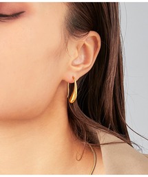 Settimissimo（セッティミッシモ）の「金属アレルギー対応サージカルステンレス316Lカーブドロップピアス（ピアス（両耳用））」