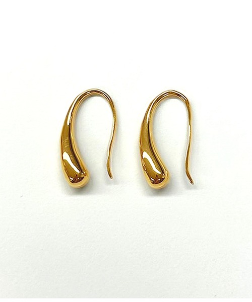 Settimissimo（セッティミッシモ）の「金属アレルギー対応サージカルステンレス316Lカーブドロップピアス（ピアス（両耳用）・レディース・シルバー/ゴールド・FREE）」の11枚目の写真