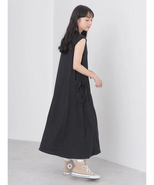 mchlさん専用　アーニーアンドエッシー ノースリーブワンピース ボレロ120 ギャザーポケットノースリーブワンピース/earth music&ecology