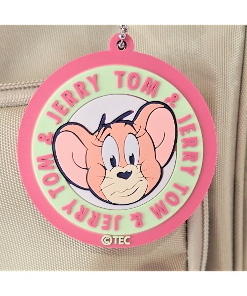 Tom&Jerry(トムアンドジェリー)の「TOM and JERRY×Flapperシリコンチャーム付きスクエアバックパック(バックパック/リュック・レディース・ブラック/ベージュ・FREE)」の14枚目の写真