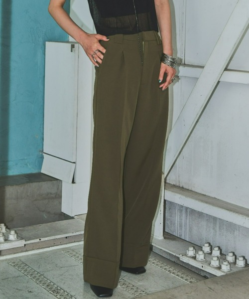 a.エードット　大橋歩　カットソーの短めストレートパンツ a. エードット パンツ a.エードット 大橋歩 カットソーの短め