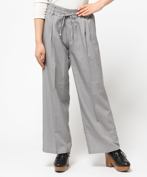 CIAOPANIC TYPY（チャオパニックティピー）の「TRセンタープレスワイドパンツ（その他パンツ・レディース・グレー/ネイビー・MEDIUM/SMALL）」の12枚目の写真