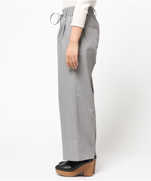 CIAOPANIC TYPY（チャオパニックティピー）の「TRセンタープレスワイドパンツ（その他パンツ・レディース・グレー/ネイビー・MEDIUM/SMALL）」の4枚目の写真