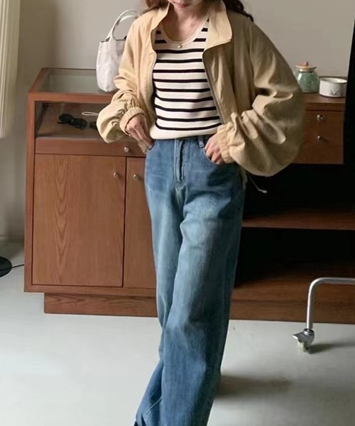 gossip!ロサンゼルス(ゴシップロサンゼルス)の「YUGA フードジッパー ジャケット(その他アウター・レディース・ライトグレー/カーキ/ダークグレー/ホワイト・FREE)」の13枚目の写真
