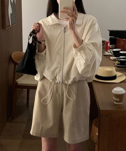 gossip!ロサンゼルス(ゴシップロサンゼルス)の「YUGA フードジッパー ジャケット(その他アウター・レディース・ライトグレー/カーキ/ダークグレー/ホワイト・FREE)」の16枚目の写真