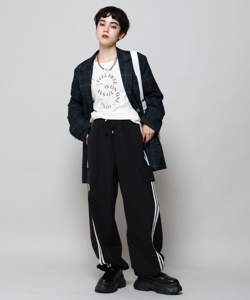 PAGEBOY（ページボーイ）の「サークルロゴロンT（Tシャツ/カットソー・レディース・ブラック/オフホワイト・FREE）」の13枚目の写真