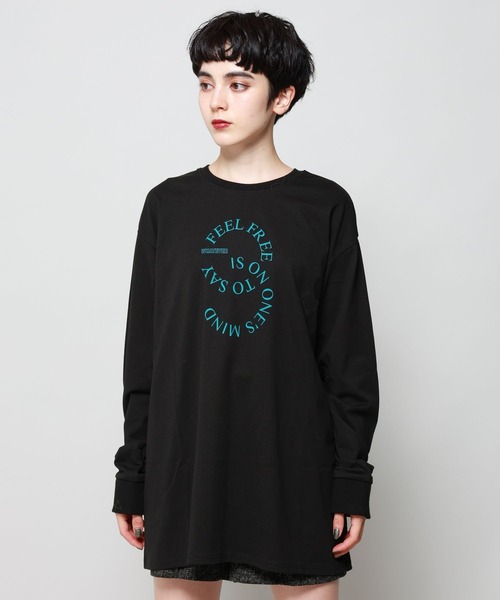 PAGEBOY（ページボーイ）の「サークルロゴロンT（Tシャツ/カットソー・レディース・ブラック/オフホワイト・FREE）」の22枚目の写真