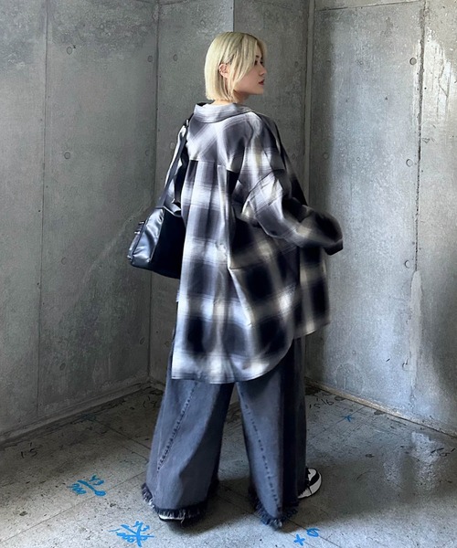 PAGEBOY（ページボーイ）の「サークルロゴロンT（Tシャツ/カットソー・レディース・ブラック/オフホワイト・FREE）」の5枚目の写真