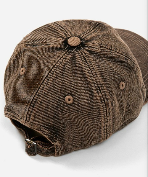 WASTED PARIS（ウェイステッドパリス）の「ストリートブランド WASTED PARIS ウェイステッド パリス CASQUETTE OSHYN SNOW DENIM キャップ デニムキャップ ロゴキャップ グランジキャップ 帽子 ストリートファッション（キャップ・メンズ・グレー/ブラウン・ONE SIZE）」の11枚目の写真