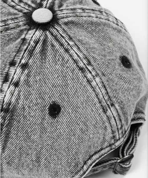 WASTED PARIS（ウェイステッドパリス）の「ストリートブランド WASTED PARIS ウェイステッド パリス CASQUETTE OSHYN SNOW DENIM キャップ デニムキャップ ロゴキャップ グランジキャップ 帽子 ストリートファッション（キャップ・メンズ・グレー/ブラウン・ONE SIZE）」の7枚目の写真